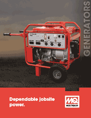 Multiquip MQ Gas Generator Brochure