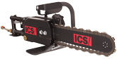 ICS 701A-PG PowerGrit Pneumatic Ductile Iron Cutting Chainsaws