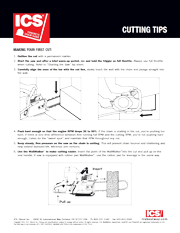 Cutting tips for your ICS Chains