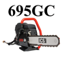 695GC Saw Package Cutting Concrete.