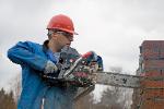 ICS 680GC Concrete Chainsaws also cut masonry.