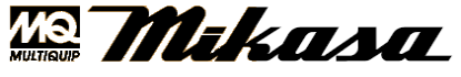 Multqiuip Mikasa MTR40F Logo