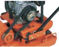 The Mikasa / Multiquip MVC-90L Has a Double V-Belt Drive