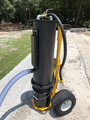 EZ-Drill Dust Collection System for handheld drills