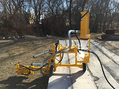 EZ-Drill Dust Collection System for slab-rider drills
