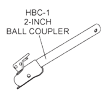 Multiquip concrete mixer 2-inch ball hitch