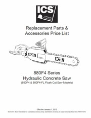 880F4 Replacement Parts Price List