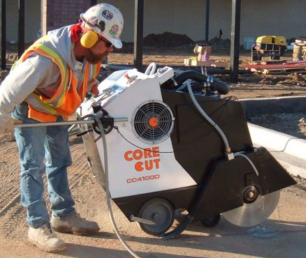 Diamond Products - CC4144D Concrete Saw with Differential Drive