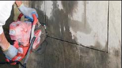 cut the bottom of the window first