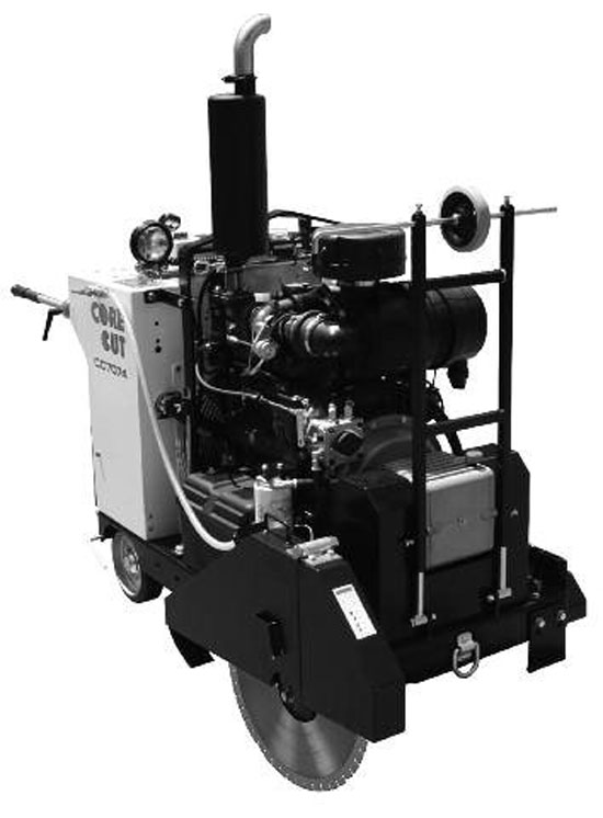 Diamond Products - CC7074 In-line Concrete Cutting Saw