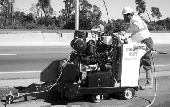 Diamond Products - CC7074 Walk Behind Concrete Saw