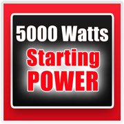 EM4000 provides up to 5000 watts of power for 10 seconds.