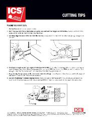 Click Here for cutting tips when using your ICS 14 Inch  ProFORCE G Diamond Chain (P/N 531755)